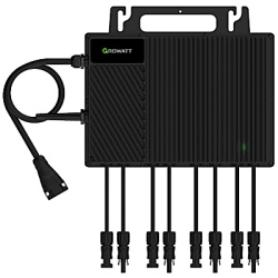 GROWATT NEO2500MX2 Microinversor de 2.5 KW / 4 MPPT Independientes / Corriente ISC 20A / Proteccion IP67 / 500W a 700W+