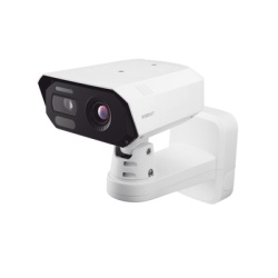 HANWHA VISION TNM-C4940TD Camara IP Bi Espectral con lente visible resolucion 4K y lente termico con resolucion VGA