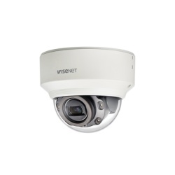 HANWHA VISION XND-6080RV Camara IP Tipo Domo Interior 2MP / Lente Motorizado 2.8-12mm / IR 30M / WDR 150db / H.265 & WiseStream