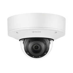 HANWHA VISION XNV-8081RE Camara IP Domo Exterior Antivandalica 5MP / Extensor POE / Lente Motorizado 3.9-9.4mm / IR 50M / WDR 120db / H.265 & WiseStream