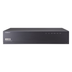 HANWHA VISION XRN-1610SA-8TB NVR de 16 canales / 12MP / Hasta 4 Discos Duros (Incluye 8TB) / Switch PoE+ 16 puertos / Wisenet P2P / H.265 & WiseStream