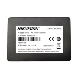 HIKVISION AE-MW3SS3(2.5/2T) SSD PARA Videovigilancia Movil / 2 TB / 2.5" / Alto Performance / Uso 24/7 / Resistente en Alta Temperaturas