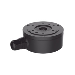 HIKVISION DS-1280ZJ-XS(BLACK) Caja de Conexion de Metal Color Negro / Exterior IP66 / Compatible con DS-2CD1043G2-LIUF/BLACK & DS-2CD2043G2-I(U)(BLACK)