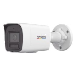 HIKVISION DS-2CD1047G2H-LIUF Cámara Bala IP / 4 Megapixel / Dual Light 30 m (98.4 ft) / Lente 2.8 mm / AcuSense / IP67 / PoE / Micrófono