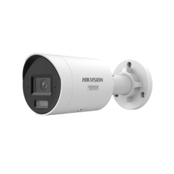 HIKVISION DS-2CD2067G3-LI2UY [Dual Light + ColorVu 3.0 + HikAI] Bala IP 6 Megapixel / Lente 2.8 mm / 40 mts IR + Luz Blanca / 2 Microfonos Integrados / Exterior IP67 / WDR 130 dB / ACUSENSE 3.0 / Meta