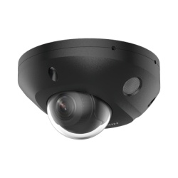 HIKVISION DS-2CD2543G2-LIS2U(BLACK) [Dual Light + 2 Microfonos Integrados] Mini Domo IP 4 Megapixel / Color Negro / Lente 2.8 mm / 30 mts Luz Blanca + 30 mts IR / ACUSENSE / Exterior IP67 / IK08 / WDR