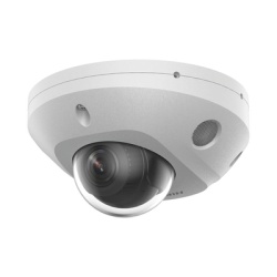 HIKVISION DS-2CD2543G2-LIS2U [Dual Light + 2 Microfonos Integrados] Mini Domo IP 4 Megapixel / Lente 2.8 mm / 30 mts Luz Blanca + 30 mts IR / ACUSENSE / Exterior IP67 / IK08 / WDR 120 dB / PoE / ONVIF