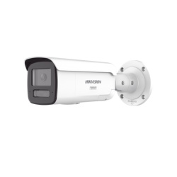 HIKVISION DS-2CD2T47G3-LIS2UY/SL Bala IP / 4 MP / Lente 4 mm / 60 m IR + Luz Blanca / IP67 NEMA 4X / WDR 130 dB / Audio 2 Vías / 195 pies IR