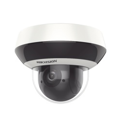 HIKVISION DS-2DE2A404IW-DE3(C0)(S6)(C) Mini Domo PTZ IP 4 Megapixel / 4X Zoom / H.265+ / 20 mts IR EXIR / WDR / PoE / IK10 /Exterior IP66 / DarkFighter / Microfono Integrado / Micro SD