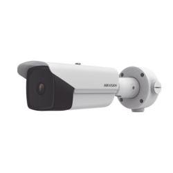 HIKVISION DS-2TD2137T-7/QY Bala IP Termica 384 X 288 / Lente 6.5 mm / Termometrica / Deteccion de Temperatura / Anticorrosivo / PoE+ / Exterior IP67 / Micro SD