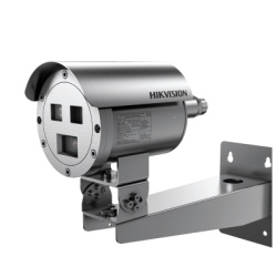 HIKVISION DS-2TD2528T-10/Q(C) Bala IP Termica Dual / Termico 9.7 mm (256 X 192) + Optico 8 mm (4 MP) / Termometrica / Deteccion de Temperatura / IP68 / 30 mts IR / Antiexplosion / Anticorrosion