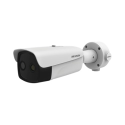 HIKVISION DS-2TD2637-25/QY Bala IP Termica 384 X 288 / Lente 25 mm / Termometrica / Deteccion de Temperatura / Deteccion de Fuego / Exterior IP66 / MicroSD