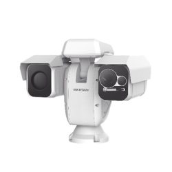 HIKVISION DS-2TD6237T-25H4L/W Punta de Poste IP Dual / Termica 25 mm (384 X 288) + Optico 40X / 200 mts IR / IP66 / Deteccion de Temperatura / Micro SD