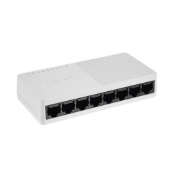 HIKVISION DS-3E0508D-O Switch Gigabit No Administrable de Escritorio de 8 Puertos 10 / 100 / 1000 Mbps / Diseno Compacto y Estetico
