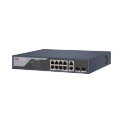 HIKVISION DS-3E1310P-SI Switch PoE+ / Administrable / Uso en Rack / 8 Puertos 10/100 PoE+ / 2 Puertos 1000 Mbps Uplink / 2 Puertos SFP / Configuracion Nube desde Hik-PartnerPro / Modo Extendido hasta