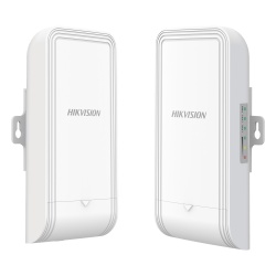 HIKVISION DS-3WF02-5AC/D Punto de Acceso Inalámbrico / 5 GHz / 867 Mbps / Alcance 5 km (3.1 mi) / Antena Sectorial 12 dBi / MIMO 2x2 / PoE Pasivo / Salida PoE 10 W / IP Exterior