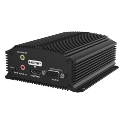 HIKVISION DS-6701HTHI-4K(B) Codificador de Vídeo IP / 4K / H.265 / Entrada HDMI y VGA / Audio / RS-485 / Micro SD 128 GB