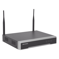 HIKVISION DS-7104NI-K1/W/M(C) NVR IP / 4 Canales / 4 Megapixel / 1 Bahía HDD hasta 6 TB / Wi-Fi MIMO 2.4 GHz / Full HD