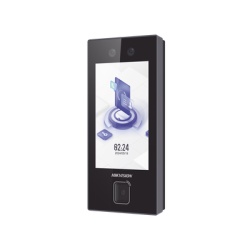 HIKVISION DS-K1T344MBWX-QRE1 Terminal de Control de Acceso Facial / Lector QR Físico / 3,000 Rostros / Pantalla Táctil 4.5" / PoE y Wi-Fi / IP65