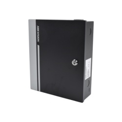 HIKVISION DS-K2804 Controlador de Acceso / 4 Puertas y 4 Lectores Wiegand / 10,000 Tarjetas / 50,000 Eventos / Gabinete Metálico con Fuente 12VCC 8A / -20 a 65 °C