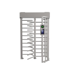 HIKVISION DS-K3H4410-120/PG-DM60 Torniquete SENCILLO (1 Carril) de Cuerpo Completo Bidireccional / Exterior / Acero Inoxidable SUS304 / 30 Personas por Minuto / Compatible con Reconocimiento Facial (T