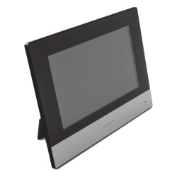 HIKVISION DS-KH6320-WTE1 Monitor IP WiFi Touch Screen / Pantalla 7" / Resolución 1024 x 600 / Wi-Fi 2.4 GHz / Ethernet 10/100 Mbps / PoE Estándar / Audio Bidireccional / Integración 16 Cámaras IP 2 MP - Img 3