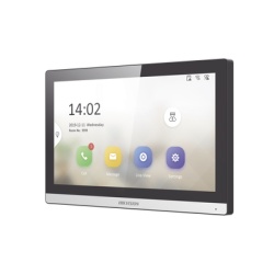HIKVISION DS-KH6350-WTE1 Monitor IP WiFi Touch Screen 7" Bisel DELGADO para Videoportero IP / Video en Vivo / PoE Estandar / Apertura Remota / Llamada Entre Monitores / Audio bidireccional / Borde sli