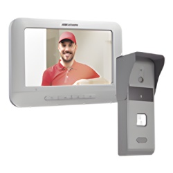 HIKVISION DS-KIS203-T Kit de Videoportero Analógico / Pantalla LCD 7" / Resolución 800x400 / Cámara Pinhole 720x576 @ 30 fps / Ángulo 98° / IP65 / Expandible 3 Monitores y 2 Frentes de Calle - Img 10