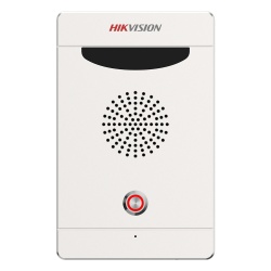 HIKVISION DS-PEA103-K1 Estación de Alarma de Pánico / Audio Bidireccional / Altavoz 3W / Micrófono Omnidireccional 1 m / 2 Entradas y 2 Salidas de Alarma / IP65 IK08 / Aluminio Exterior