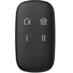HIKVISION DS-PKF1-WB(B)/BLACK Control Remoto de Armado / 433 MHz Bidireccional / Teclas Programables / Batería CR2032 / 16 g / Negro