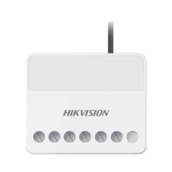 HIKVISION DS-PM1-O1L-WB (AX PRO) Relevador Inalambrico / 1 Entrada de Alarma 24/7 / 1 Salida de Relevador 0 a 36 Vcc (Max. 5 A)