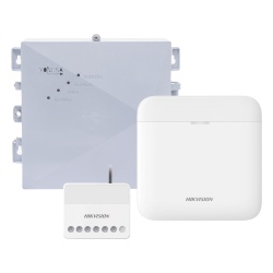 HIKVISION DS-PWA48-SYSNG Kit de Alarma Inalámbrica / 48 Zonas / Cerca Energizada 2,500 m (8,202 ft) / Batería de Respaldo 3 Días / Relevador 0-36 Vcc 5 A / Alimentación 127-220 Vca o Panel Solar 12 Vcc