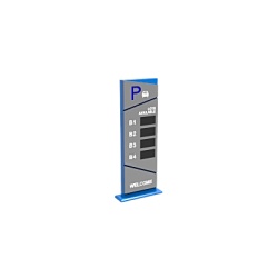 HIKVISION DS-TVB200(4MODULES) Pantalla Principal de Guia de Estacionamiento / 4 Modulos / Mensaje de Bienvenida / Uso con Aplicacion de Guia de Estacionamiento