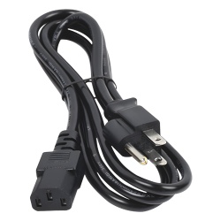 HIKVISION HIK-ACCORD Cable de Alimentación Eléctrica / 110-240 VCA / 1.5 m (4.92 ft) / IEC 320C13 / NEMA 5-15P / Trifásico con Tierra