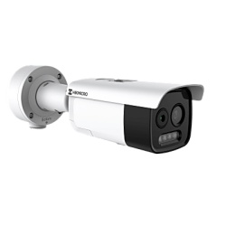 HIKVISION HM-TD2628-3/G1/T3A (HIKMICRO) Camara Bala IP Bi-Espectral / Termica (256 X 192 / 3.6 mm) + Optica (5 MP / 4.3 mm) / GUANLAN AI / Deteccion Termica de Incendios y Humos / Medicion de Temperat