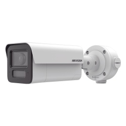 HIKVISION IDS-2CD5T47G2/V-XS(2.8MM) Cámara Bala IP / 4 Megapixel / Lente 2.8 mm / IR EXIR 80 m (262.5 ft) / Analíticos IA 70 m (229.7 ft) / WDR 120 dB / IP67 / IK10 / Audio Bidireccional