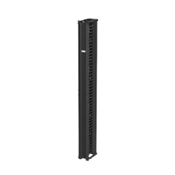 HOFFMAN DV6S7 Organizador Vertical CableTek Sencillo (Solo Frontal) Para Rack Abierto de 45 Unidades 6 in de Ancho Color Negro