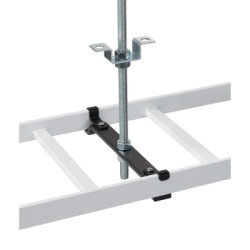 HOFFMAN LCSK12 Kit de Soporte Central para escalerilla con Ajuste 12.00 pulgadas de Acero Color Negro / Incluye Varilla Roscada y Brackets / Para instalacion a Techo