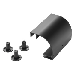 HOFFMAN LSRDBLK Accesorio de Bajada de Cable Para Instalacion en Escalerilla Hoffman de Aluminio Color Negro