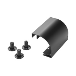 HOFFMAN LSRDBLK Accesorio de Bajada de Cable Para Instalacion en Escalerilla Hoffman de Aluminio Color Negro
