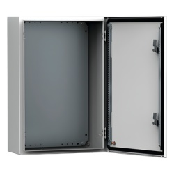 HOFFMAN MAS0252015R5 Gabinete de Uso Exterior MAS 500 x 400 x 260 mm NEMA 4/12/13; IP66; IK10 de Acero Dulce 1.5 mm con Platina de Montaje Incluida Color Gris Claro