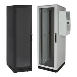 HOFFMAN PDCP2078BAC Gabinete de Telecomunicaciones ProLine V/D 700 mm de Ancho 800 mm de Profundidad Compatible Con Aire Acondicionado Tipo G28 42 UR Color Negro