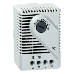 HOFFMAN THERM16C Controlador de termostato 2.64 x 1.97 x 1.50 115V Celcius Lt Gray Plastico