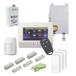 HONEYWELL HOME RESIDEO L7000LAS3GL Panel de alarma inalámbrico / Pantalla táctil de 7 pulgadas en español / 80 zonas inalámbricas + 1 cableada / GSM, WiFi y Ethernet / 48 usuarios