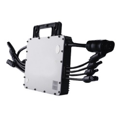 HOYMILES MI1500 Microinversor 1500 W para Interconexion a Red Electrica 220V IP67 Con Cable Troncal Incluido Para 4 Modulos de Hasta 470 W