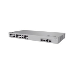 HUAWEI S220S-24LP4JX Switch de Acceso eKit Administrable / Capa 2 / 24 Puertos PoE+ Gigabit + 2 Puertos SFP (2.5 Gbps) + 2 Puertos SFP+ / PoE Perpetuo / Presupuesto PoE 195 W / Sin licenciamiento
