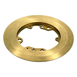 HUBBELL HUB-S3082 Tapa Redonda para Caja de Piso / Aluminio Cepillado / 6.25 in (158.8 mm) Diametro.