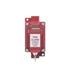 HUBBELL KILLARK HUB-XAL-458 Estacion de alarma contra incendios con activacion por anillo de traccion / 3/4 pulgadas / 2NO/2NC.