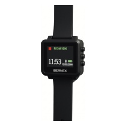 IBERNEX NX8832 Reloj Receptor Inalambrico de Muneca / Display LCD a Color / Bateria Recargable / Indicacion Visual y Acustica de Alarmas / Almacena hasta 3000 Caracteres / Conexion Inalambrica por Rad