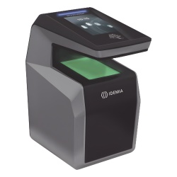 IDEMIA (MORPHO) 293722319DEMO Lector de huella MorphoWave Compact / lector Multiformato MIFare DESFire Prox HID ICLASS/ QR/ IP65 / PoE
